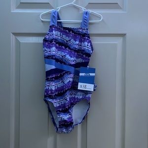 NWT! GK Simone Biles Crystal Clear gymnastics leotard AXS